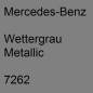 Preview: Mercedes-Benz, Wettergrau Metallic, 7262.